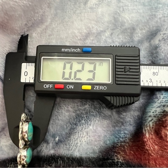 ❤️ Rare Morenci Turquoise Ststement Navajo Style 925 Pendant 2.36 x .97” 12.8gm - Picture 10 of 14